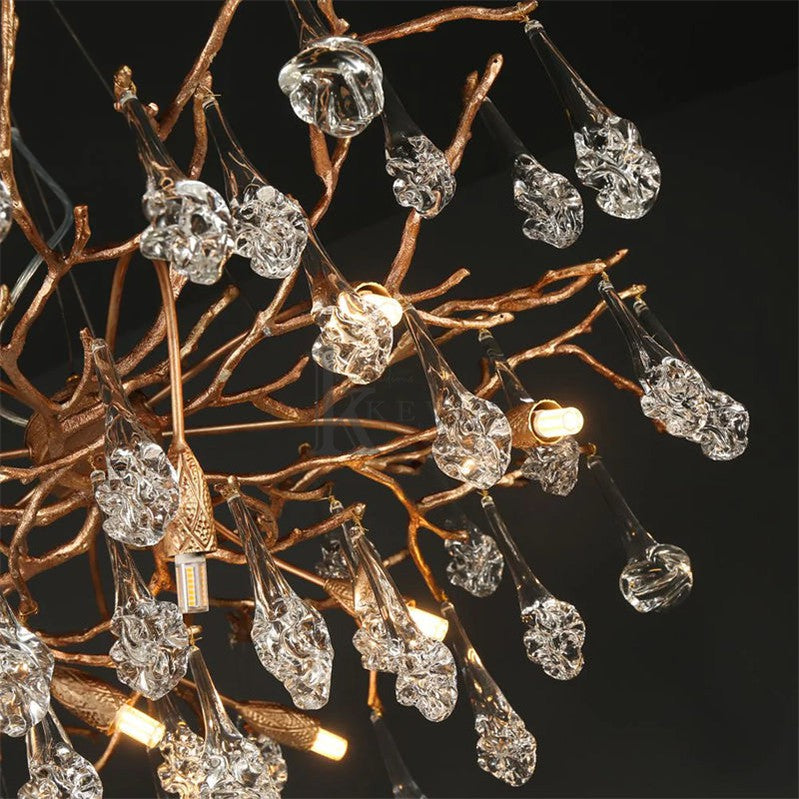 Darius Modern Branch Chandelier Drop Flower D 39.3" Branch Chandelier Kevin Studio Inc