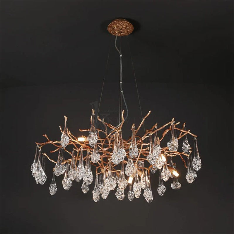 Darius Modern Branch Chandelier Drop Flower D 39.3" Branch Chandelier Kevin Studio Inc