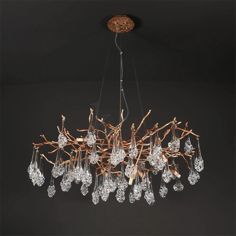 Darius Modern Branch Chandelier Drop Flower D 39.3" Branch Chandelier Kevin Studio Inc
