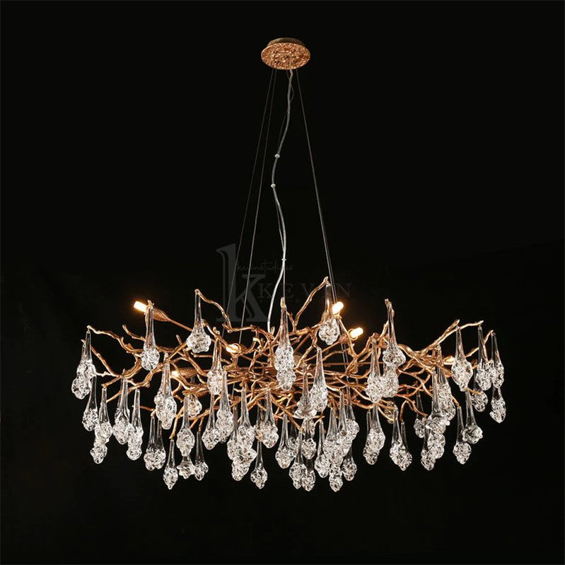 Darius Modern Branch Chandelier Drop Flower D 31.5" Branch Chandelier Kevin Studio Inc