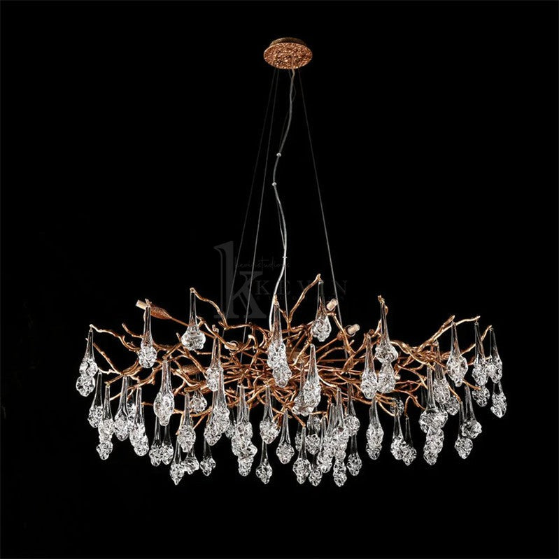 Darius Modern Branch Chandelier Drop Flower D 31.5" Branch Chandelier Kevin Studio Inc