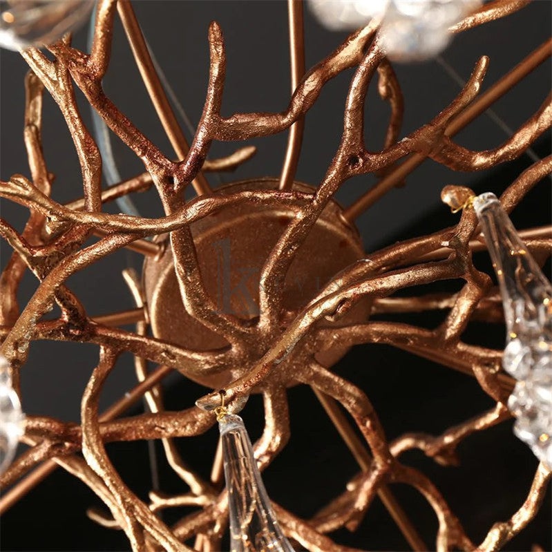 Darius Modern Branch Chandelier Drop Flower D 31.5" Branch Chandelier Kevin Studio Inc