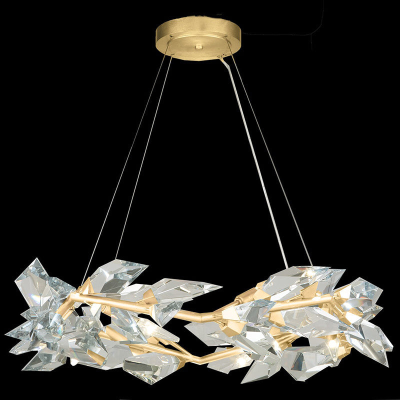 Aurelia Crystal Prism Round Crystal Chandelier 34" D Kevin Studio