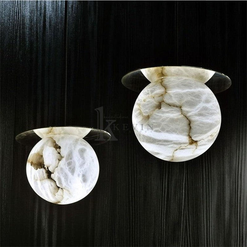 Billye Spanish Alabaster Bedside Pendant Light Pendant Light Kevin Studio Inc LARGE