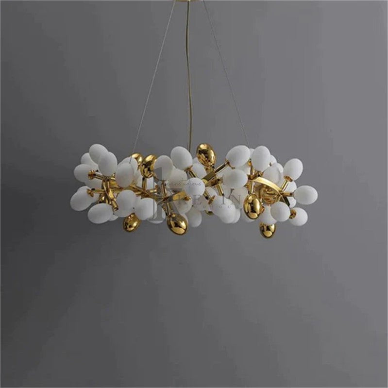 Goya Post Modern Round Grape Branch Chandelier Branch Chandelier Kevin Studio Inc 31.5''D