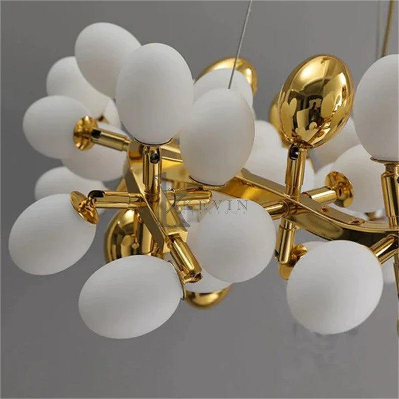 Goya Post Modern Round Grape Branch Chandelier Branch Chandelier Kevin Studio Inc