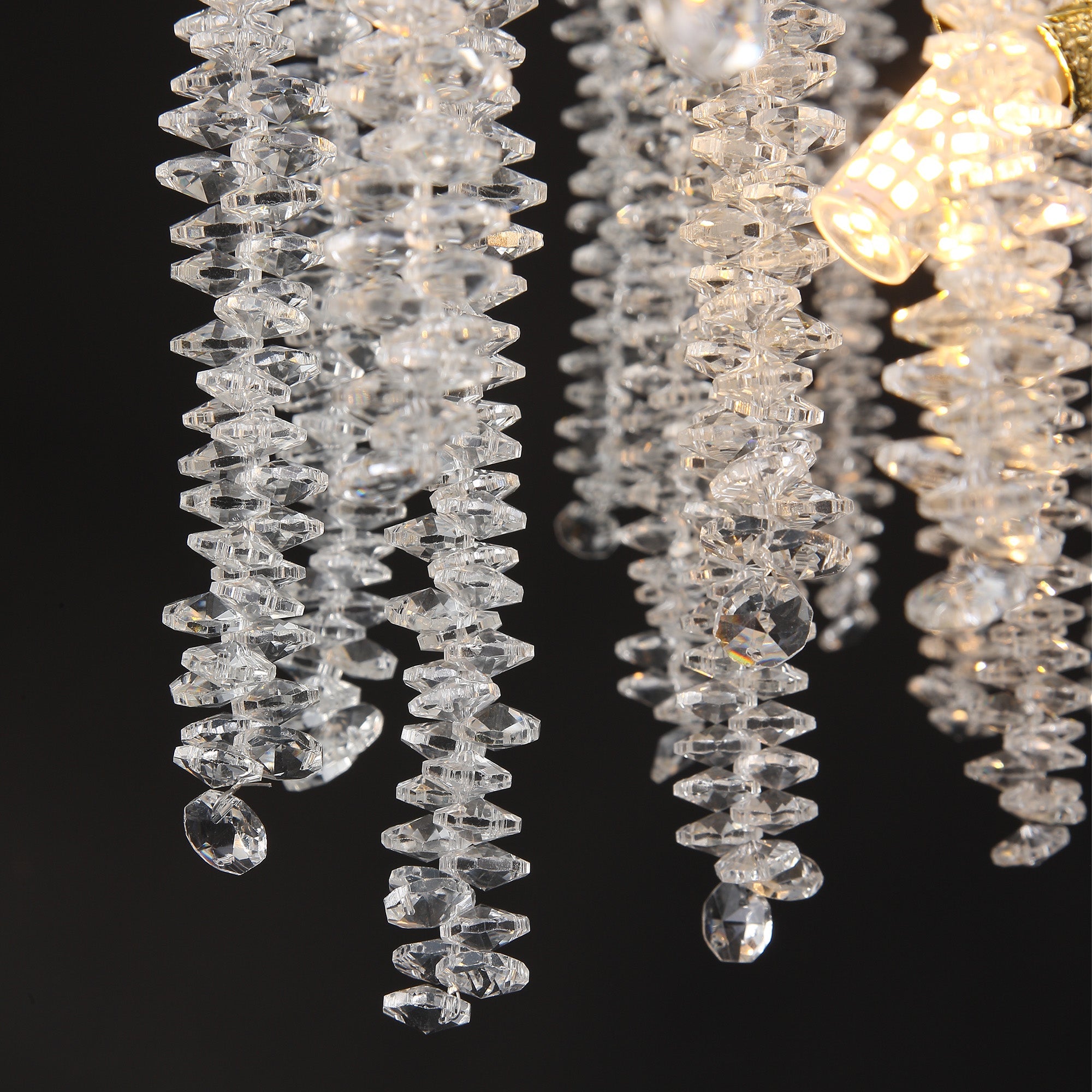Azure Modern Gold Coin Crystal Round Branch Chandelier For Living Room Branch Chandelier Kevin Studio Inc