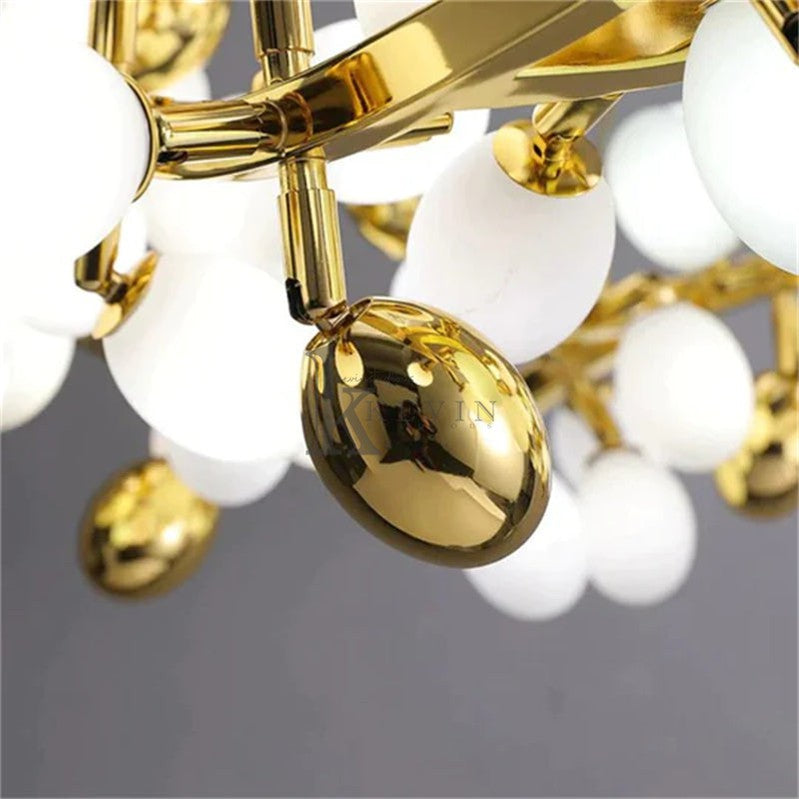 Goya Post Modern Round Grape Branch Chandelier Branch Chandelier Kevin Studio Inc