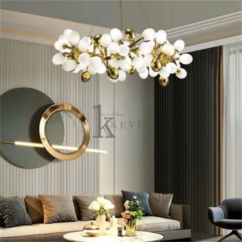 Goya Post Modern Round Grape Branch Chandelier Branch Chandelier Kevin Studio Inc