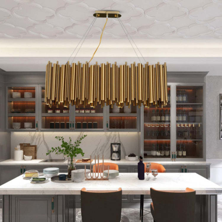 Makayla Modern Dining Room Chandelier Chandeliers Kevin Studio Inc Length 32"