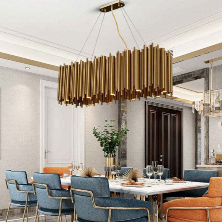 Makayla Modern Dining Room Chandelier Chandeliers Kevin Studio Inc Length 40"