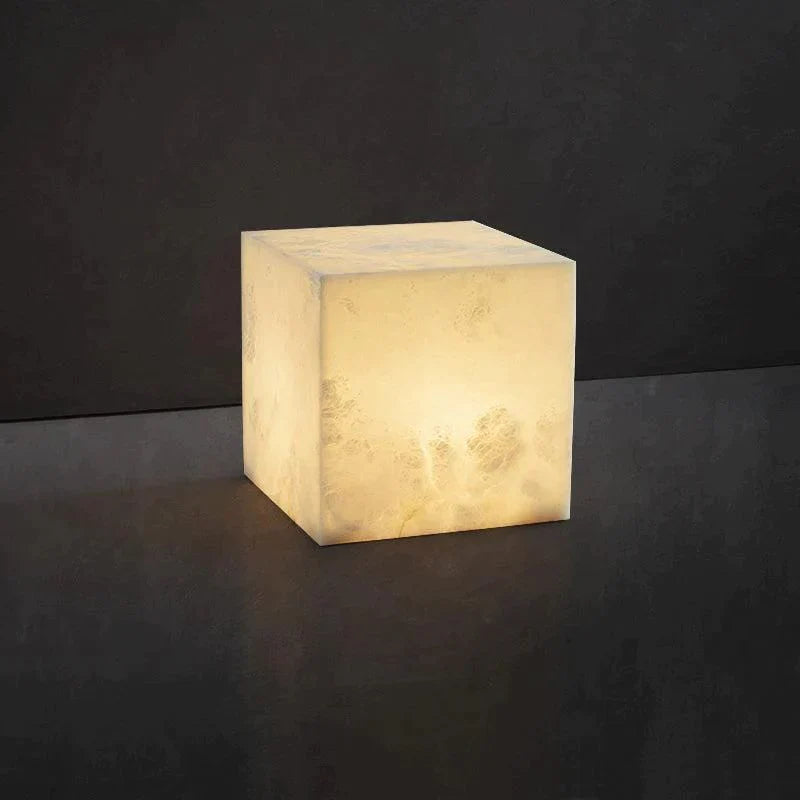 Coral Alabaster Table Lamp for Bedroom, Living Room Table Lamp Kevin Studio Inc 7.9" W