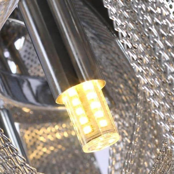 Flavio Modern Luxury Aluminum Chain Tassel Chandelier Chandelier Kevin Studio Inc