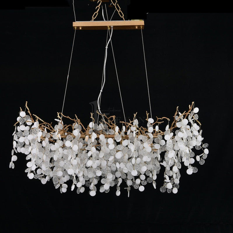 Leina American Creative Modern Branch Linear Chandelier Branch Chandelier Kevin Studio Inc