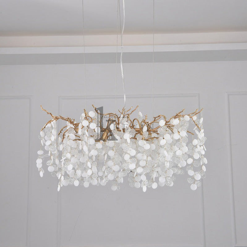 Leina American Creative Modern Branch Linear Chandelier Branch Chandelier Kevin Studio Inc