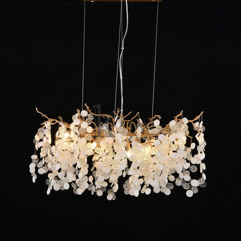 Leina American Creative Modern Branch Linear Chandelier Branch Chandelier Kevin Studio Inc