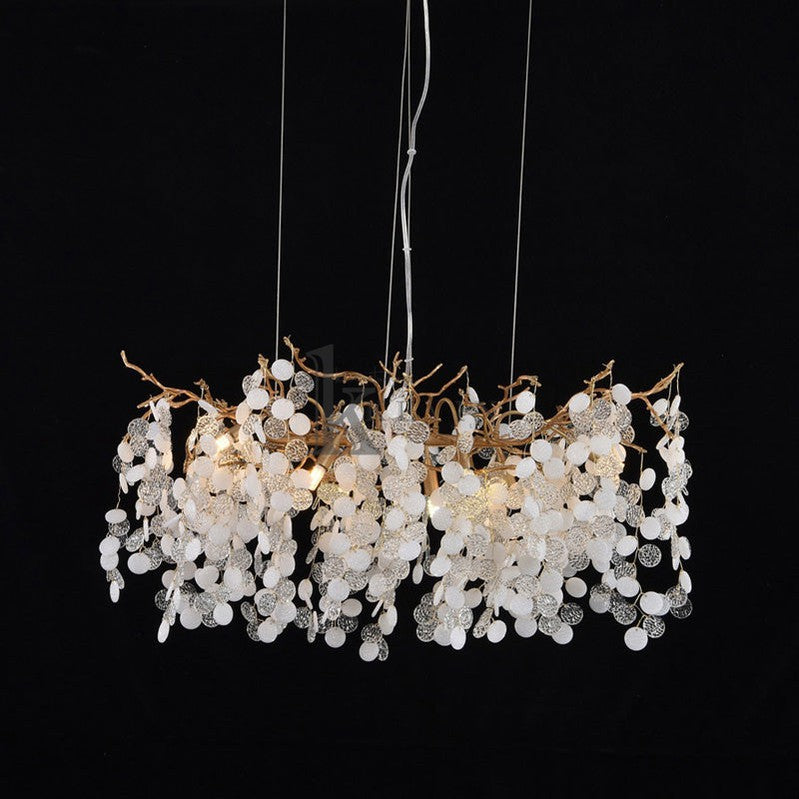 Leina American Creative Modern Branch Linear Chandelier Branch Chandelier Kevin Studio Inc