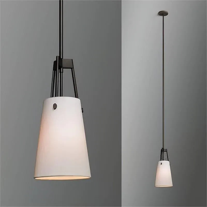 Anaise Modern Pendant Light , Modern Fabric Pendant Lamp Besides Bed Pendant Light Kevin Studio Inc