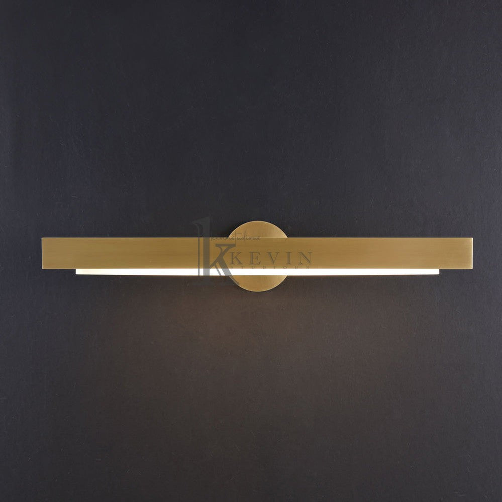 Camile Brass LED Picture Light, Wall Sconce For Bathroom Wall Sconce Kevin Studio Inc LacquerBrass