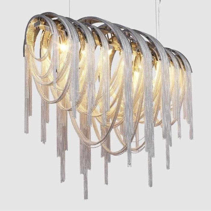 Hyder Cadena Chain Tassel Modern Chandelier Chandelier Kevin Studio Inc