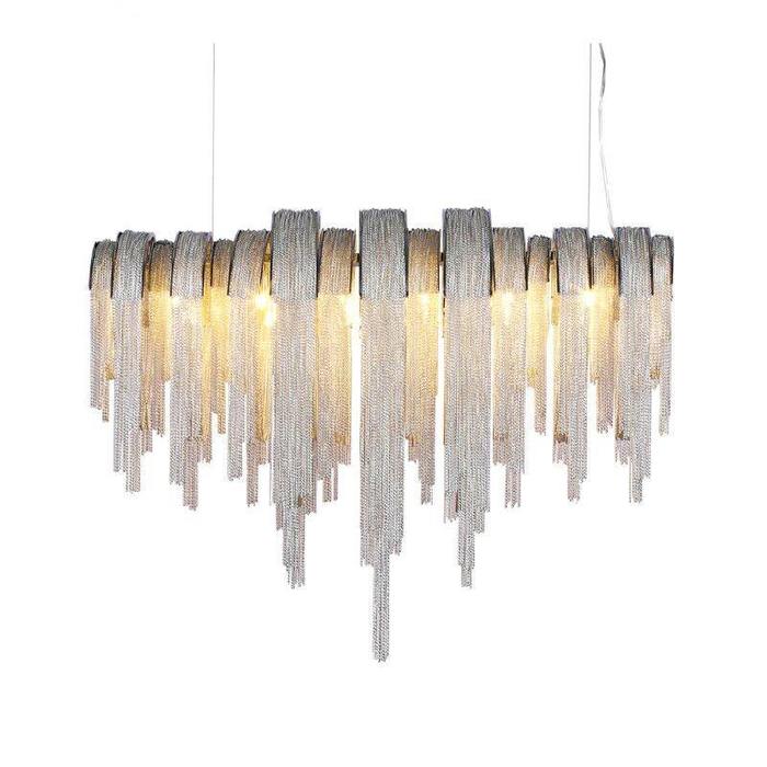Hyder Cadena Chain Tassel Modern Chandelier Chandelier Kevin Studio Inc