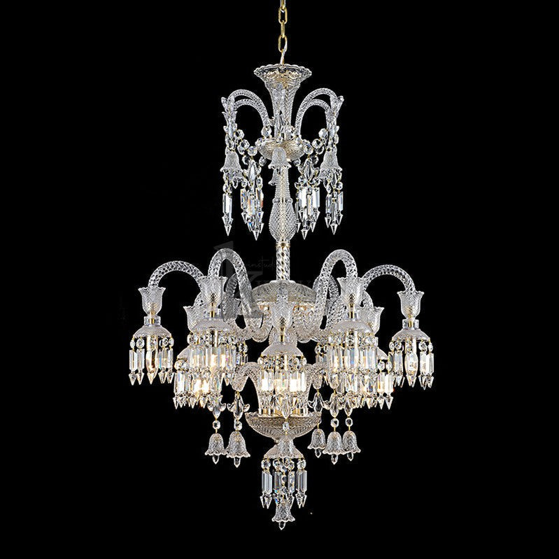 Irene 12 Lights Crystal Chandelier For Living Room, DIning Room, Staircase Chandeliers Kevin Studio Inc