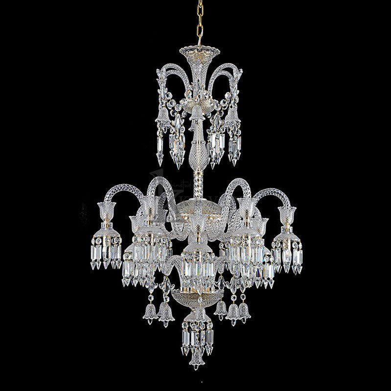 Irene 12 Lights Crystal Chandelier For Living Room, DIning Room, Staircase Chandeliers Kevin Studio Inc