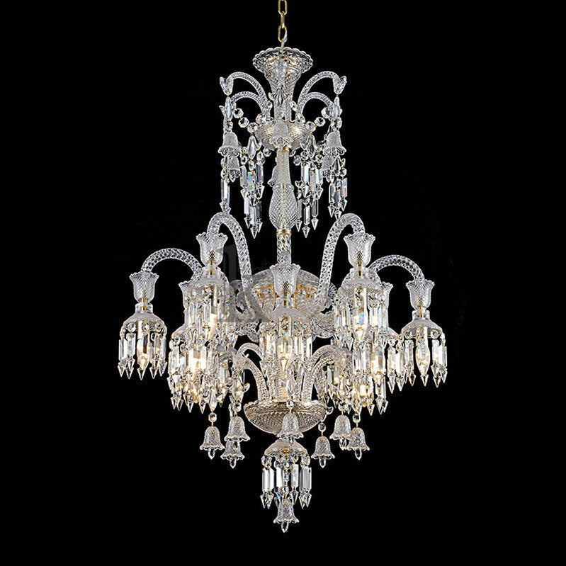 Irene 12 Lights Crystal Chandelier For Living Room, DIning Room, Staircase Chandeliers Kevin Studio Inc
