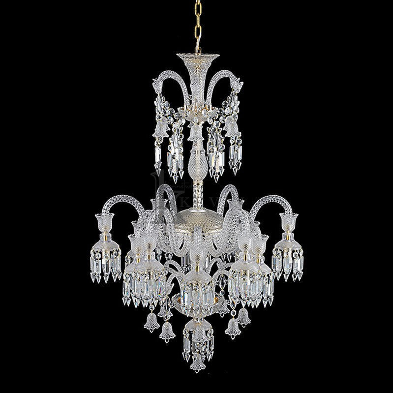 Irene 12 Lights Crystal Chandelier For Living Room, DIning Room, Staircase Chandeliers Kevin Studio Inc