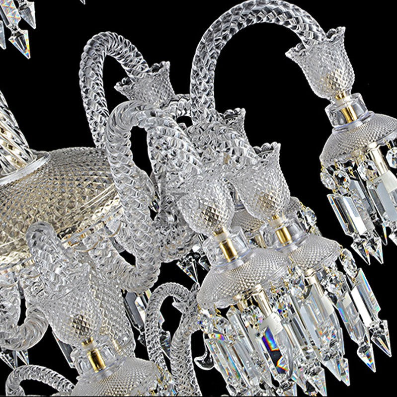 Irene 12 Lights Crystal Chandelier For Living Room, DIning Room, Staircase Chandeliers Kevin Studio Inc