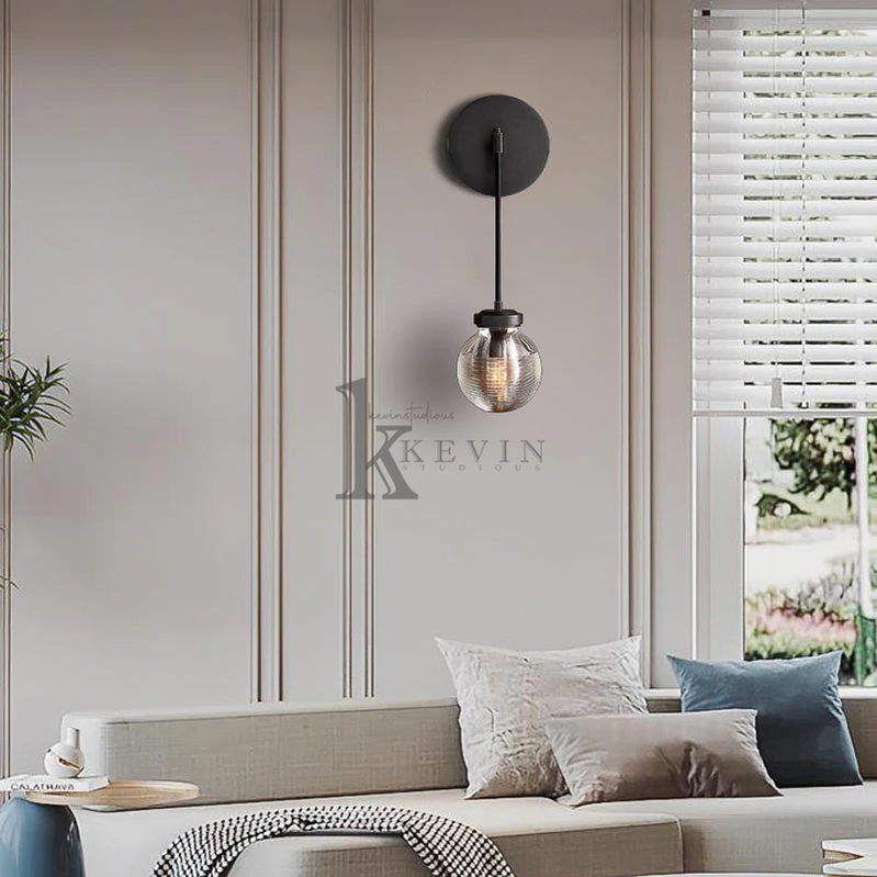 Kalita Modern Pearl Crystal Wall Sconces 1 Light wall sconce Kevin Studio Inc