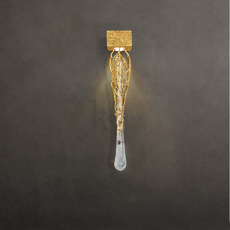 Slade Modern Branch Crystal Wall Sconce For Bedroom Wall Sconce Kevin Studio Inc Style A