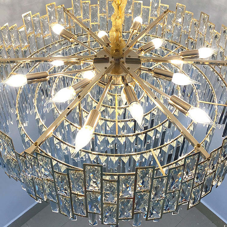 Emery Modern Round Crystal Chandelier For Living Room Chandeliers Kevin Studio Inc