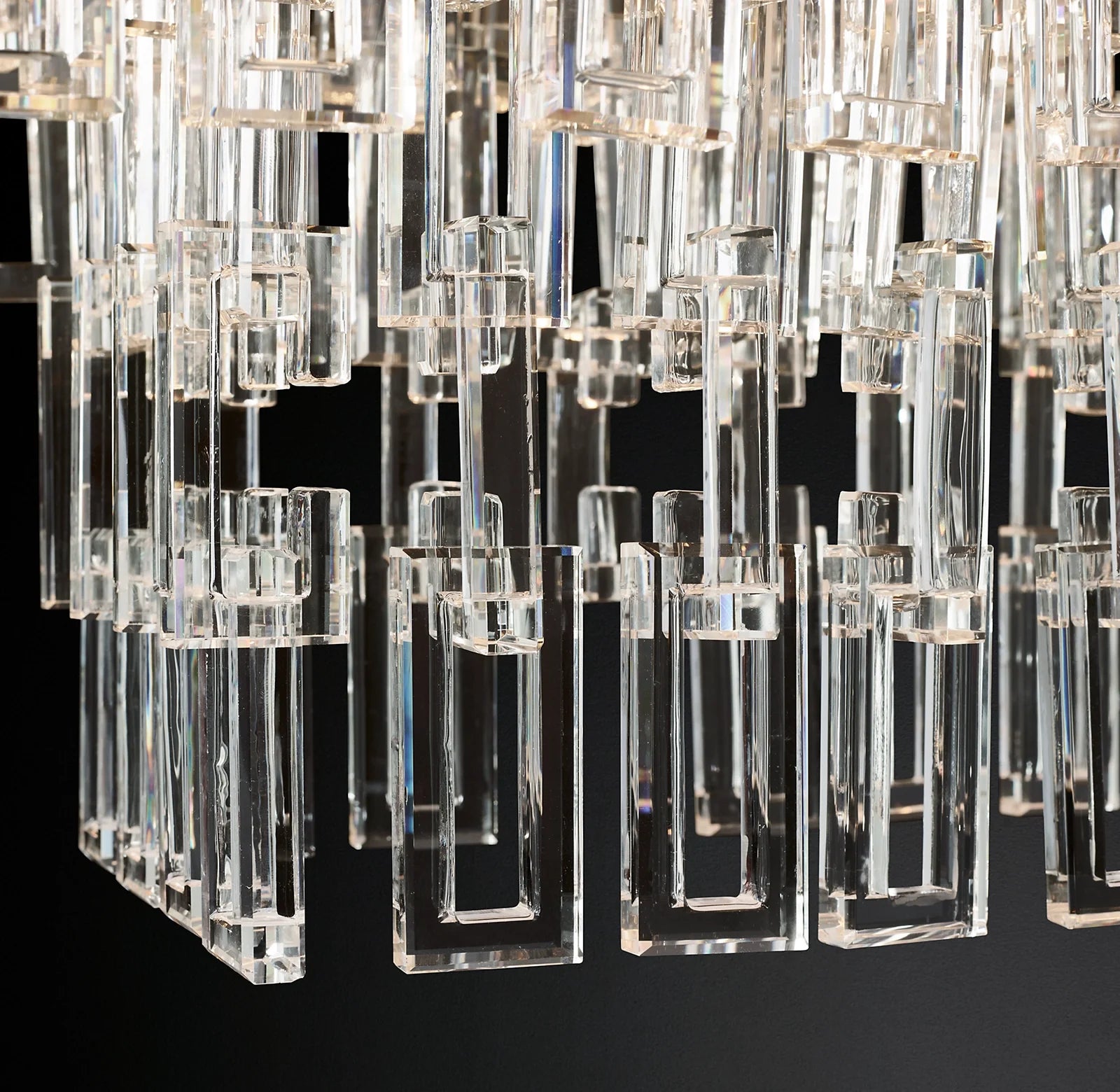 Extra Large Multi-layer Round/ Rectangle Crystal Ceiling Chandelier for Living/ Dining Room Chandeliers kevinstudiolives