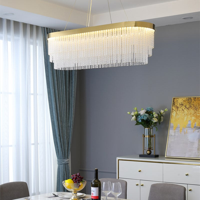 Dinah Glass Round Modern Chandelier For Living Room, Dining Room Chandelier Kevin Studio Inc