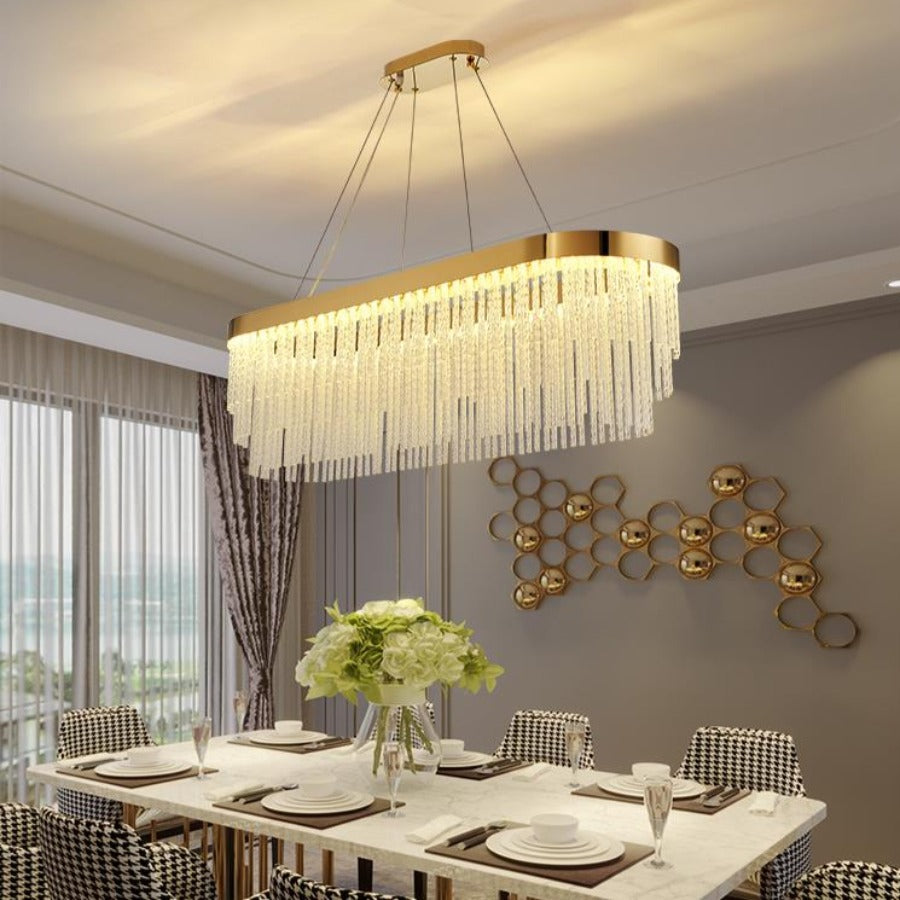 Dinah Glass Round Modern Chandelier For Living Room, Dining Room Chandelier Kevin Studio Inc