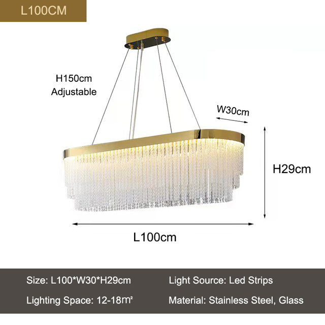 Dinah Glass Round Modern Chandelier For Living Room, Dining Room Chandelier Kevin Studio Inc Rectangle 40"