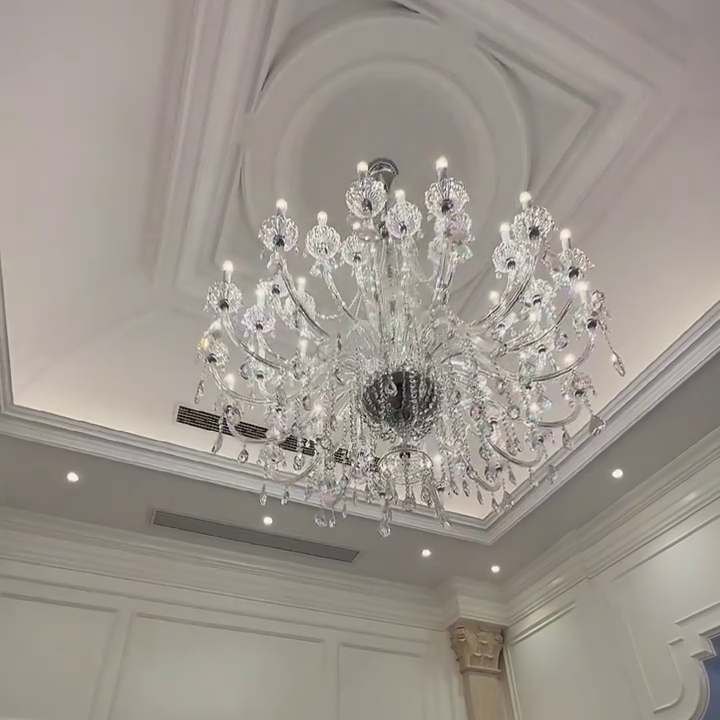 New Luxury Crystal Chandelier for Living Room/Foyer/Staircase/Villa Chandeliers kevinstudiolives