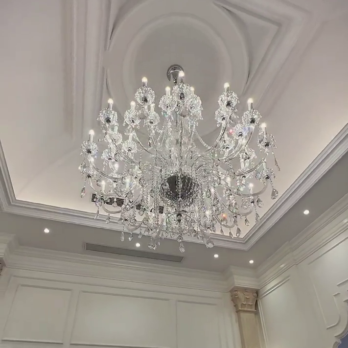 New Luxury Crystal Chandelier for Living Room/Foyer/Staircase/Villa Chandeliers kevinstudiolives