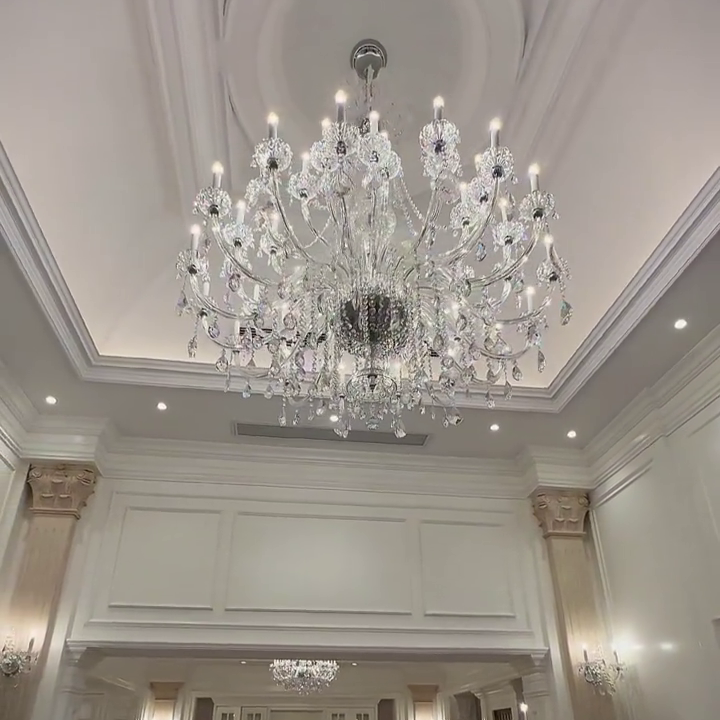 New Luxury Crystal Chandelier for Living Room/Foyer/Staircase/Villa Chandeliers kevinstudiolives