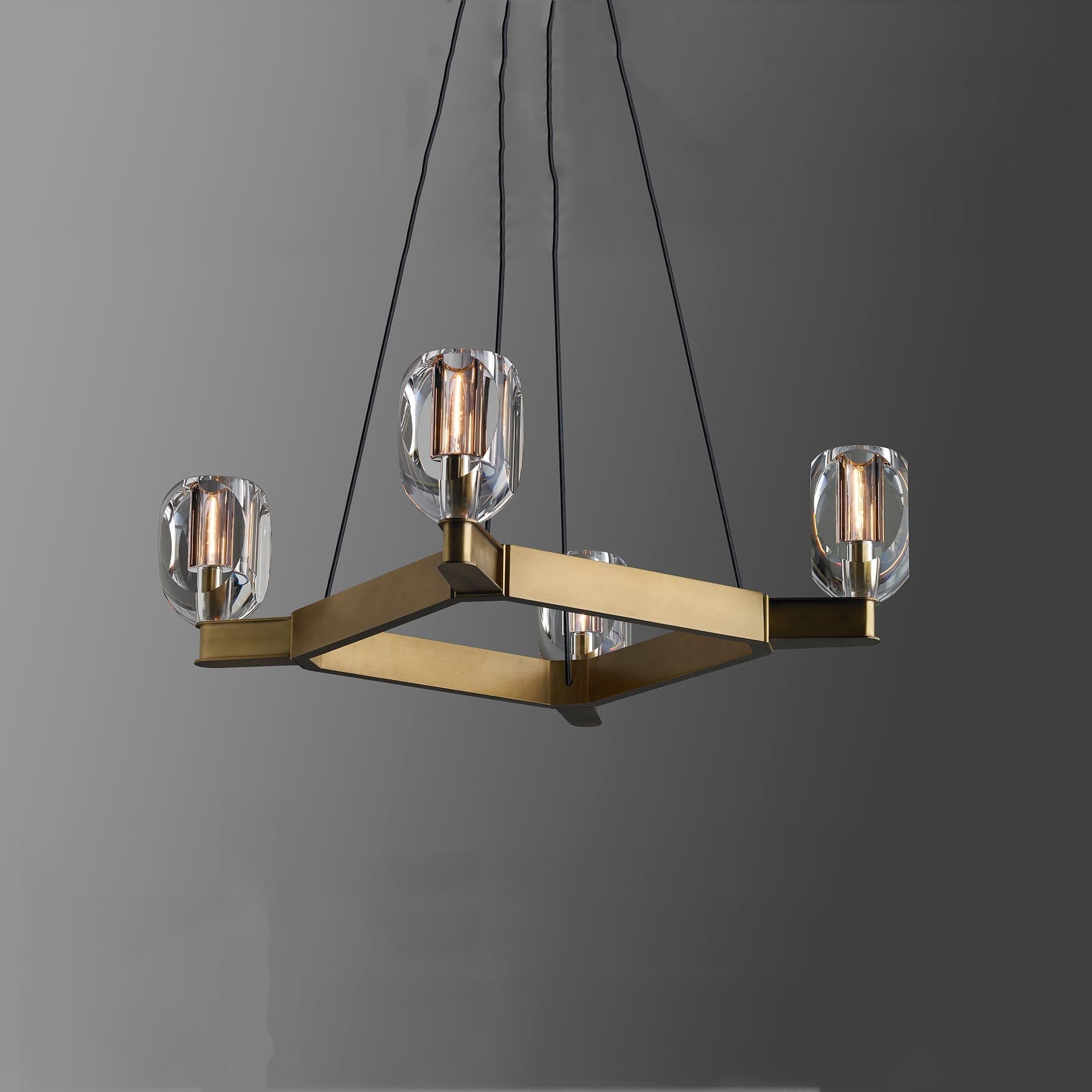 Taylor Modern Square Crystal Chandelier For Bedroom Chandelier Kevin Studio Inc