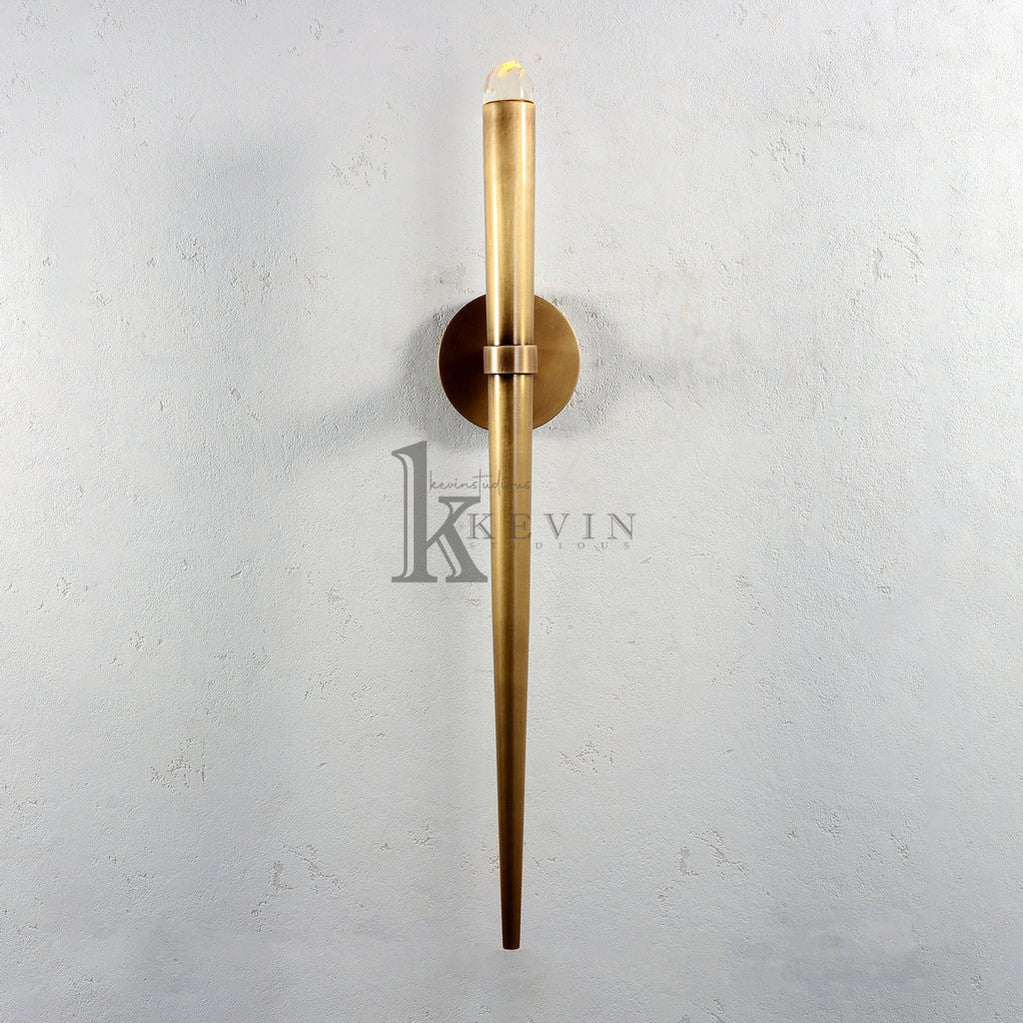 Della Modern Torch Wall Sconce wall sconce Kevin Studio Inc   