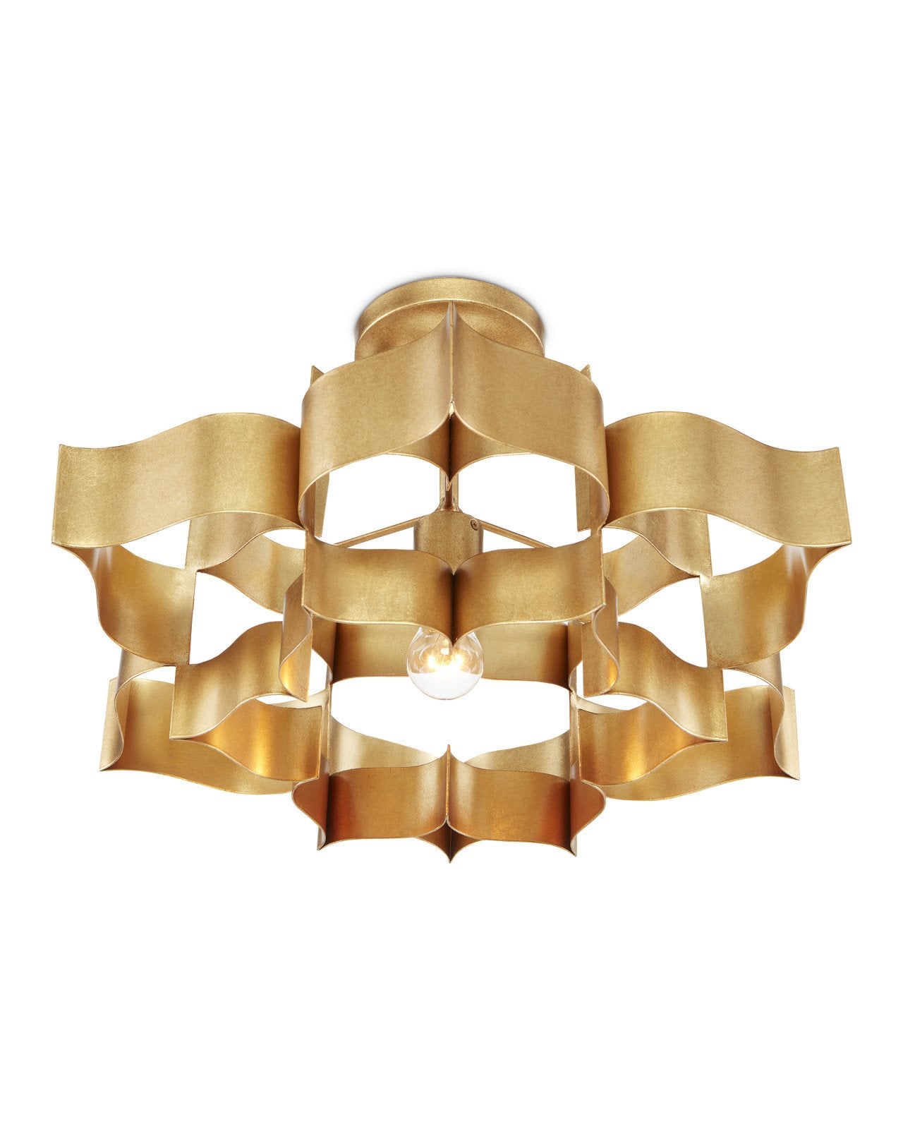 Grand Lotus Small Gold Chandelier NORMAL Kevin Studio   