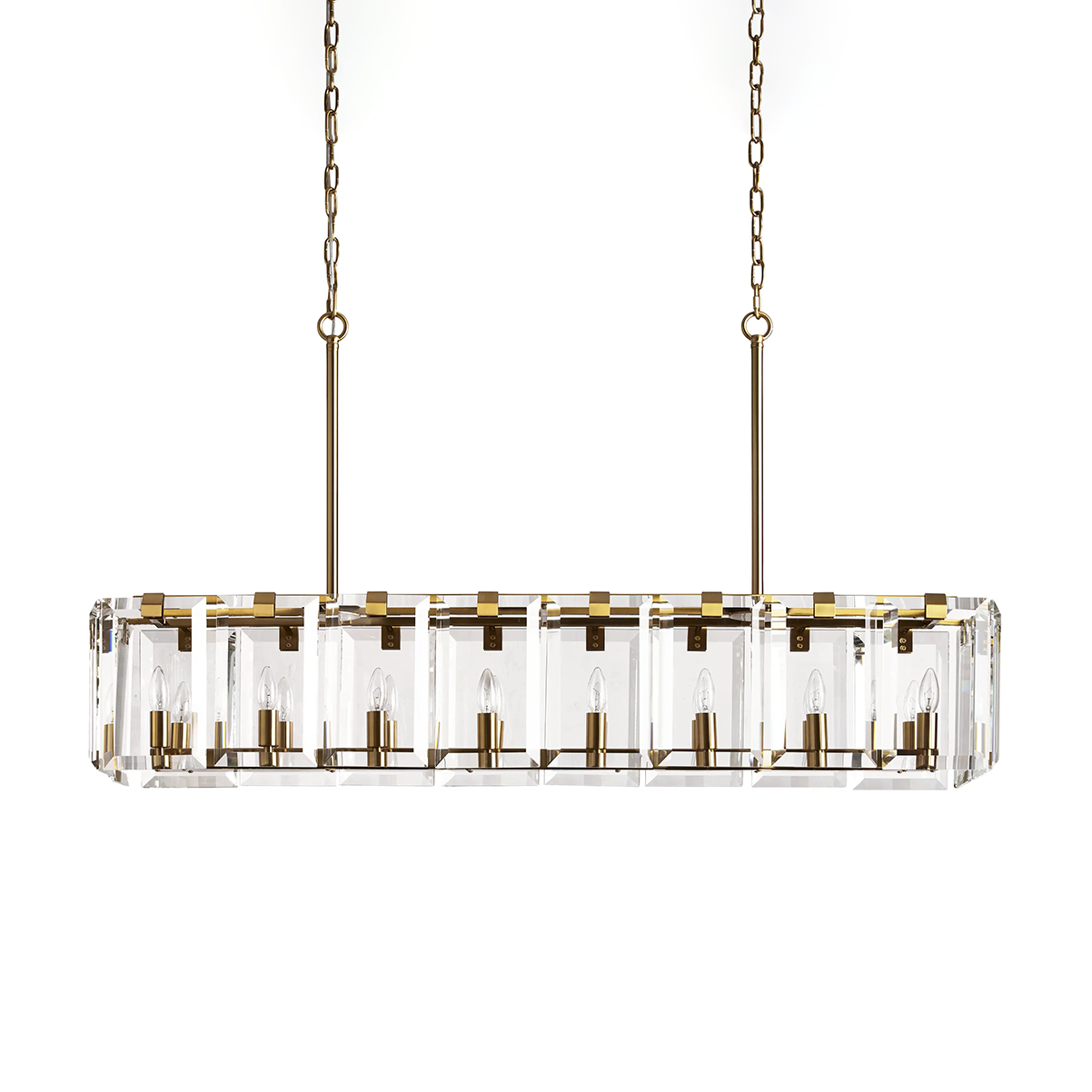 Amaya Rectangular Chandelier Lighting Kevin Studio Inc   