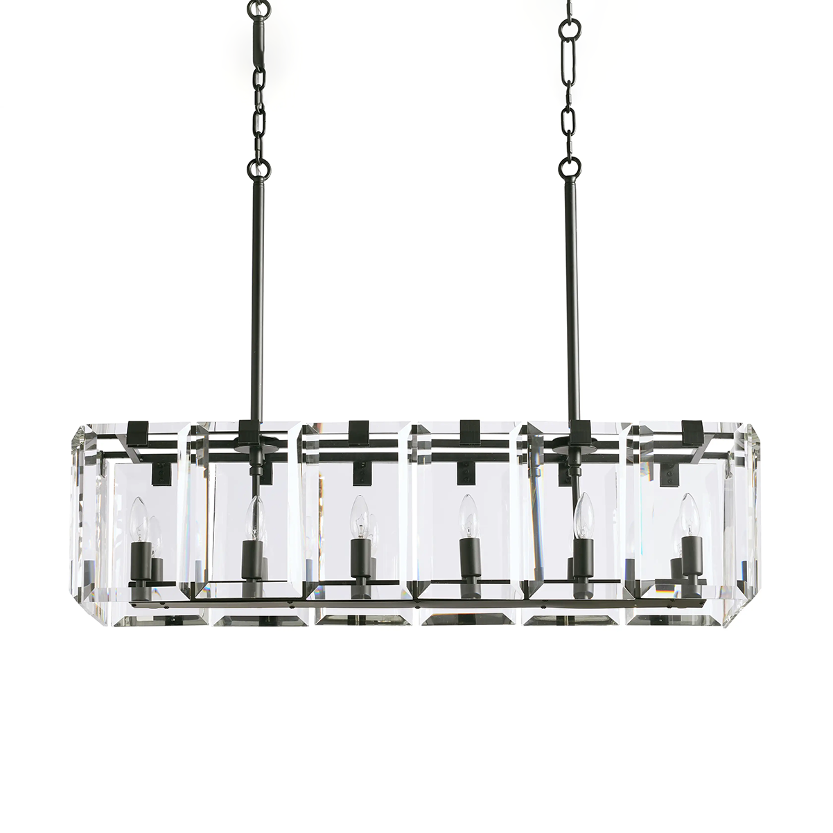 Amaya Rectangular Chandelier Lighting Kevin Studio Inc   