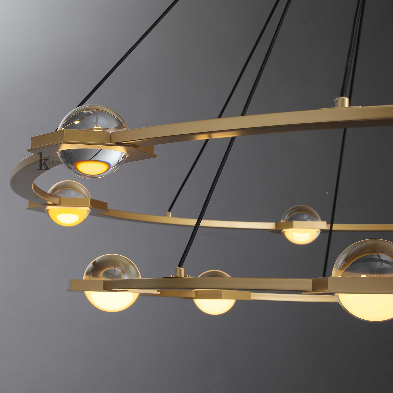 Eclarae 2-Tier Round Chandelier