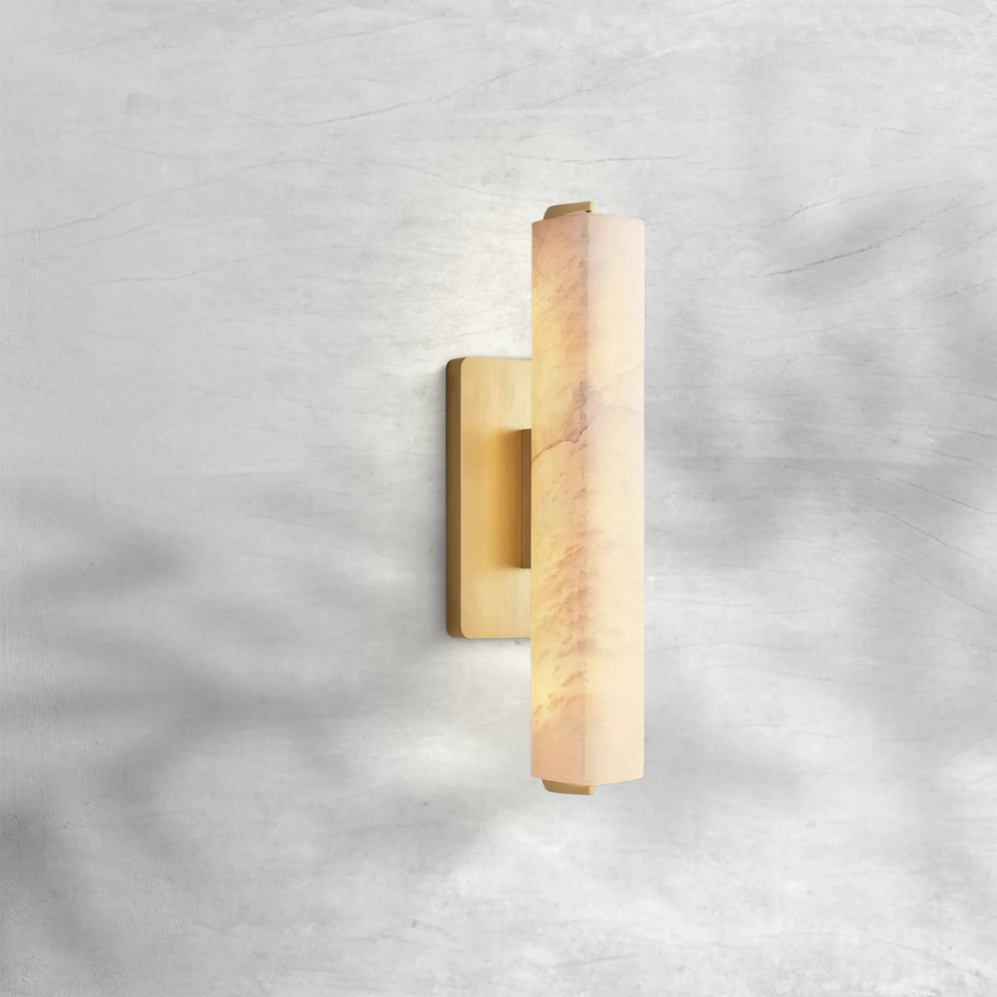Auduban Alabaster Single Sconce