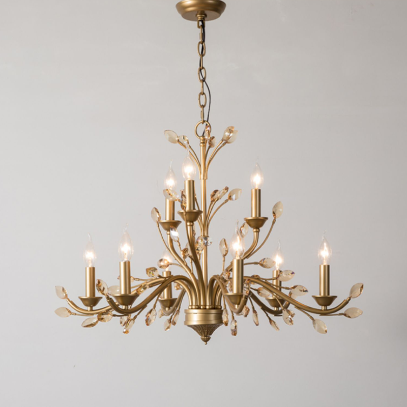 Elysia French Vintage Large Candlestick Chandelier chandeliers for dining room,chandeliers for stairways,chandeliers for foyer,chandeliers for bedrooms,chandeliers for kitchen,chandeliers for living room Kevin Studio Inc 31.5"  