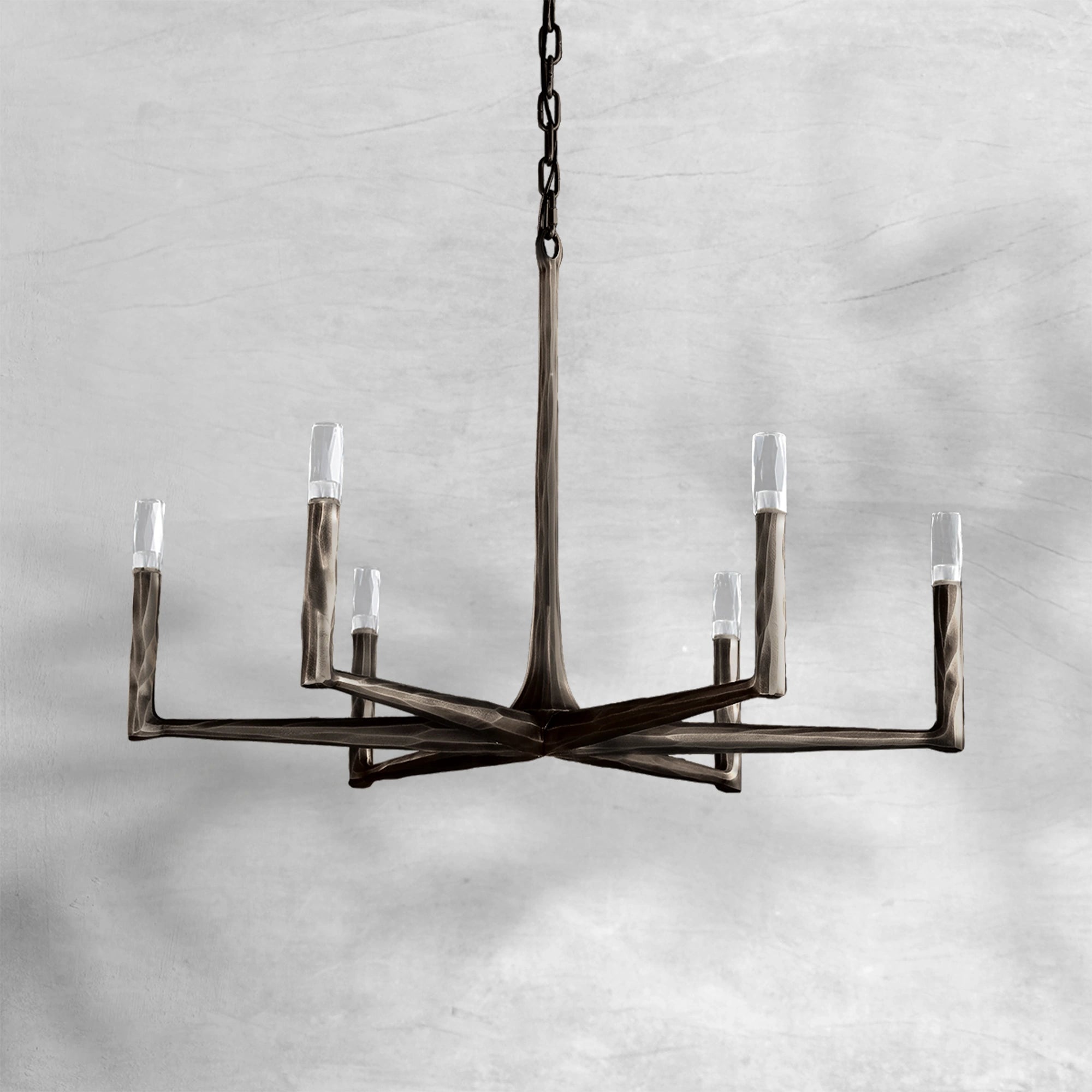 Thaddeas Forged Round Chandelier 36"/48"/60"/72"