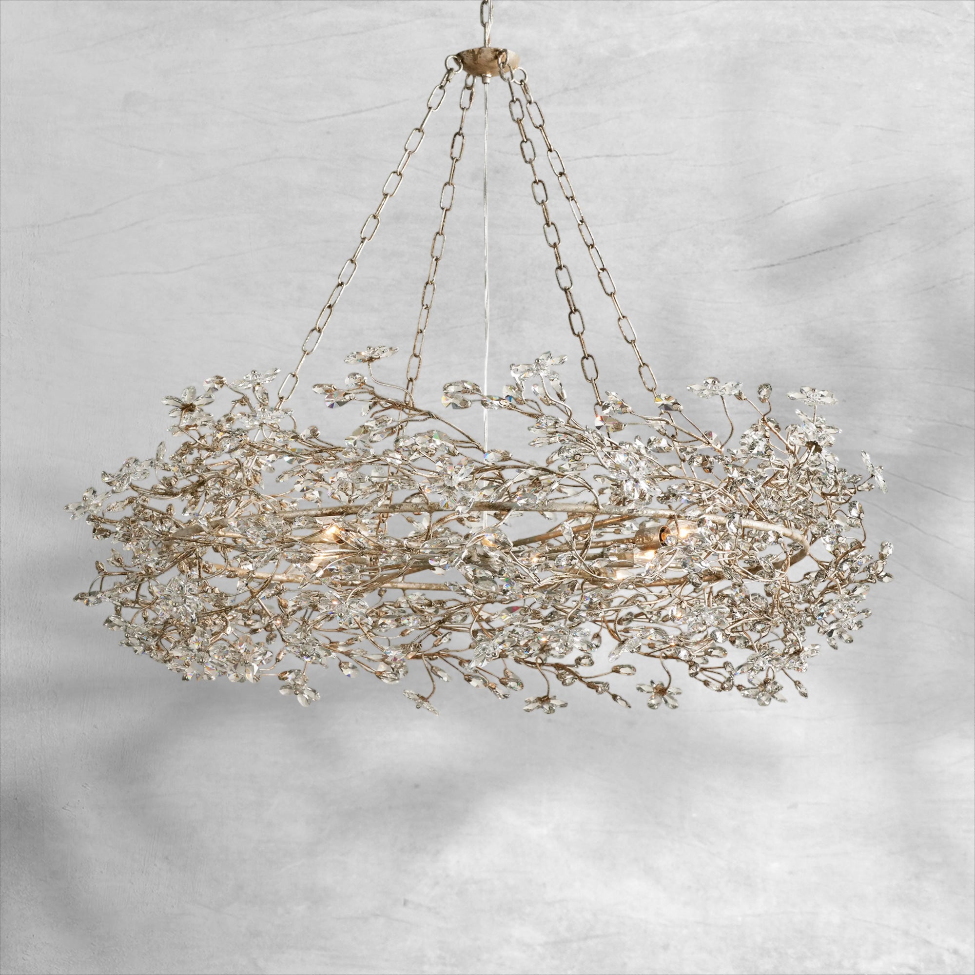Fiore Crown Chandelier 39"48"60"